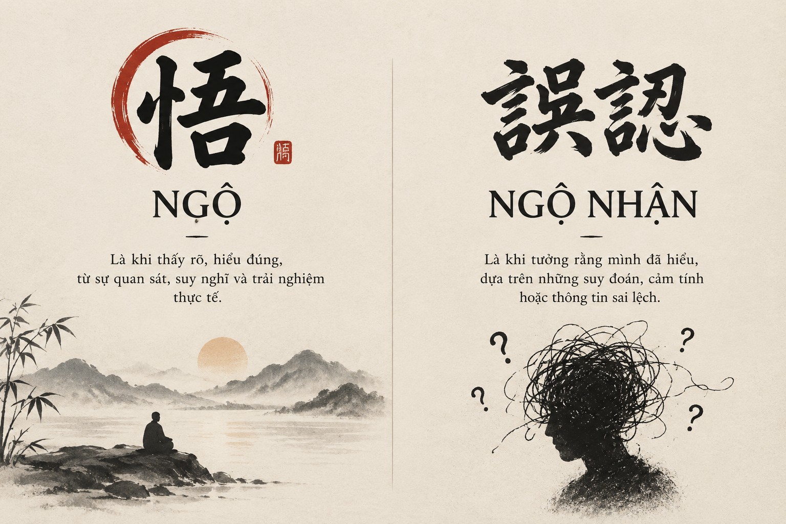 Ngộ và ngộ nhận